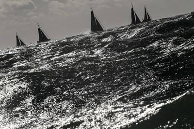 The start of the Jacques Vabre pairs' sailing race, from Le Havre to the French overseas island of La Martinique. AFP