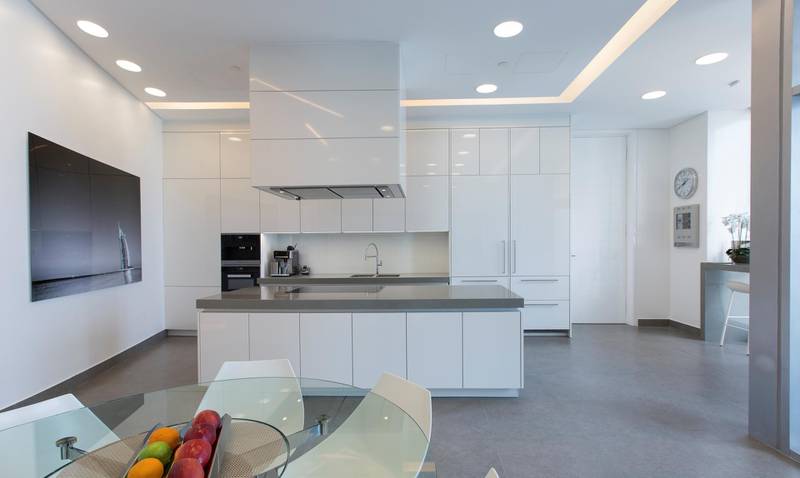 All of the kitchen appliances have been furnished by Poggenpohl. Courtesy LuxuryProperty.com