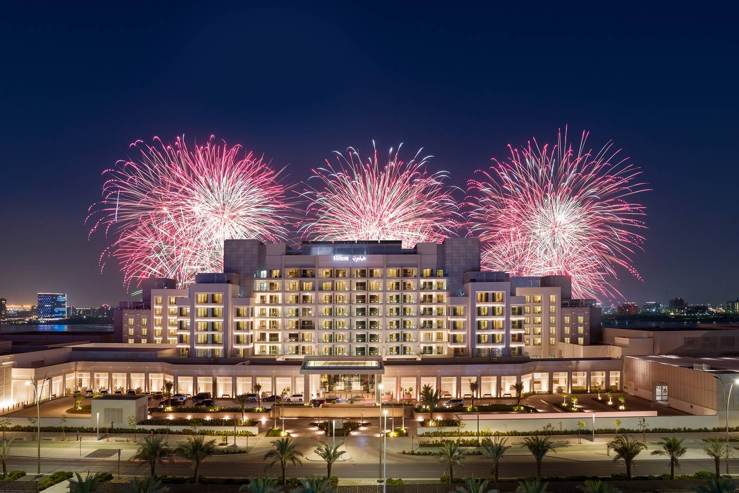 There will be two fireworks shows on Yas Island for New Year's Eve. Photo: Yas Island
