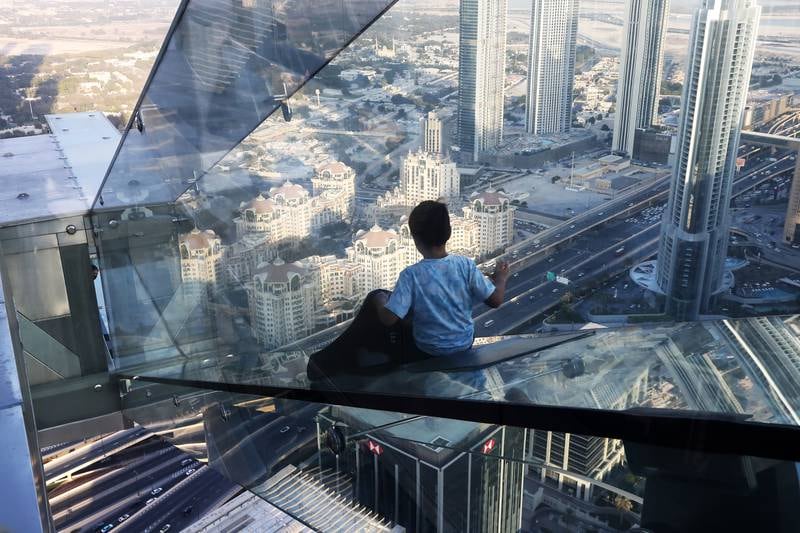 18. Thrill seeking at Sky Views Dubai. Pawan Singh / The National