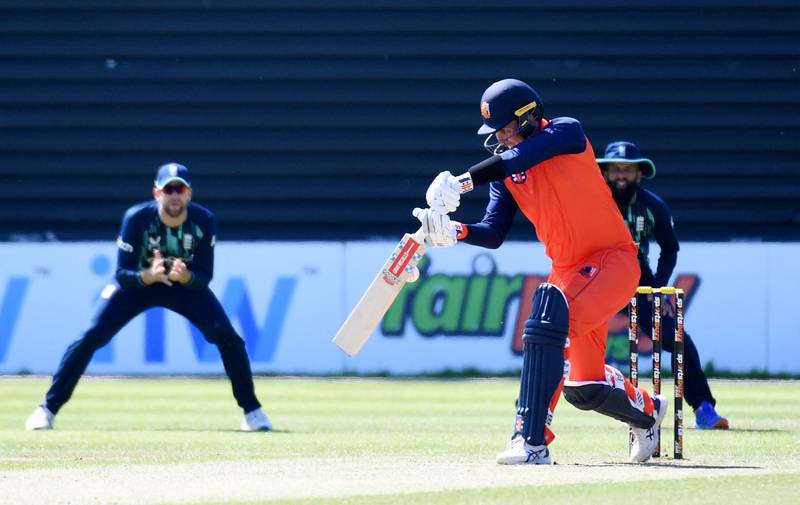 Netherlands batsman Tom Cooper scored 33 off 37 balls. Reuters