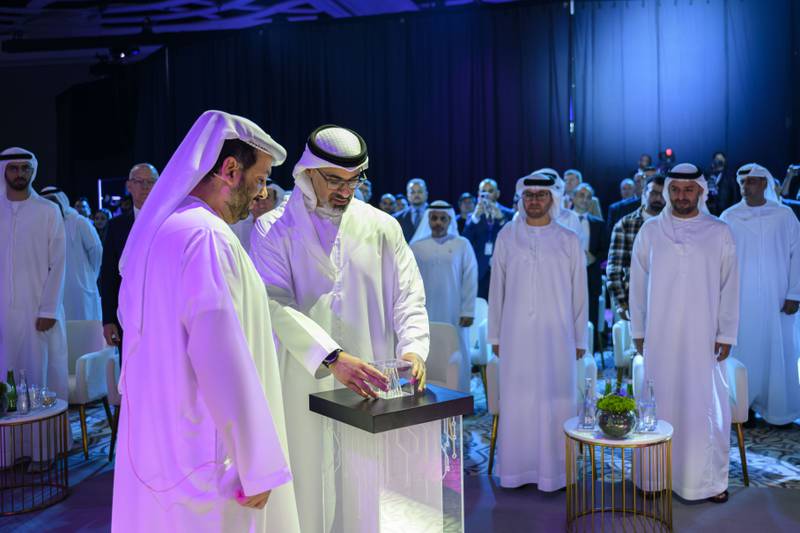 Sheikh Khalid bin Mohammed, Crown Prince of Abu Dhabi, attended the launch ceremony of the new entity AI7I.Worm