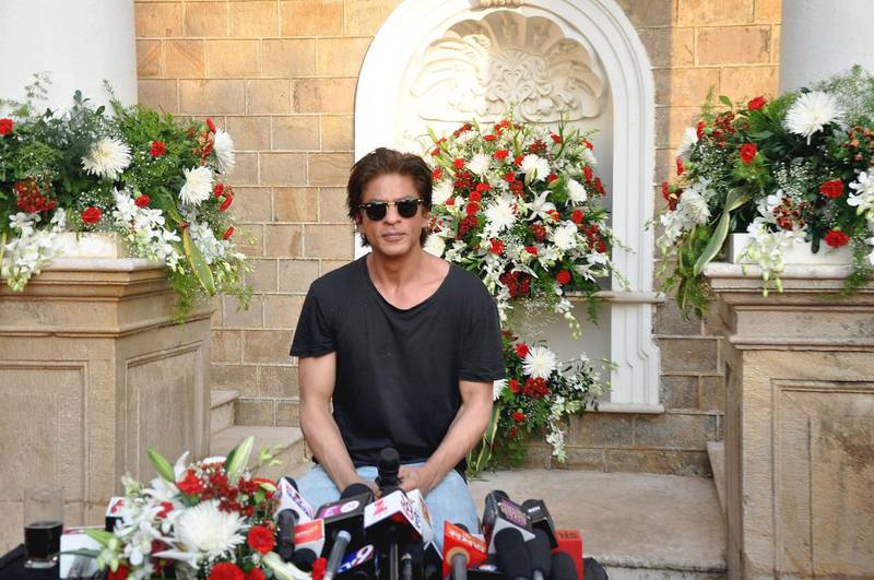 Shah Rukh Khan celebrating his birthday. Courtesy Red Chillies Entertainments