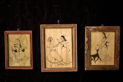 Vaishnavdas had hand-made these sketches that could serve as a blueprint for future generation artists. He had sensed that commercialisation would take over the art and hence left behind over 60 such sketches of the Kishangarh School of Art. Courtesy: Sanket Jain