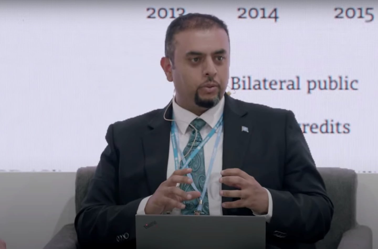 Raidan Al Saqqaf, économiste de l'ONU basé à Abu Dhabi.