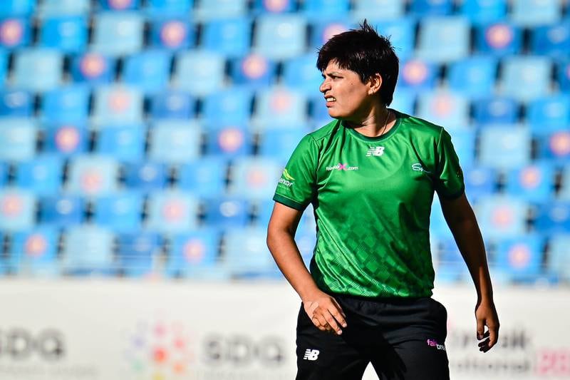 UAE captain Chaya Mughal saw her involvement in the tournament end after her Spirit side were knocked out by Falcons.