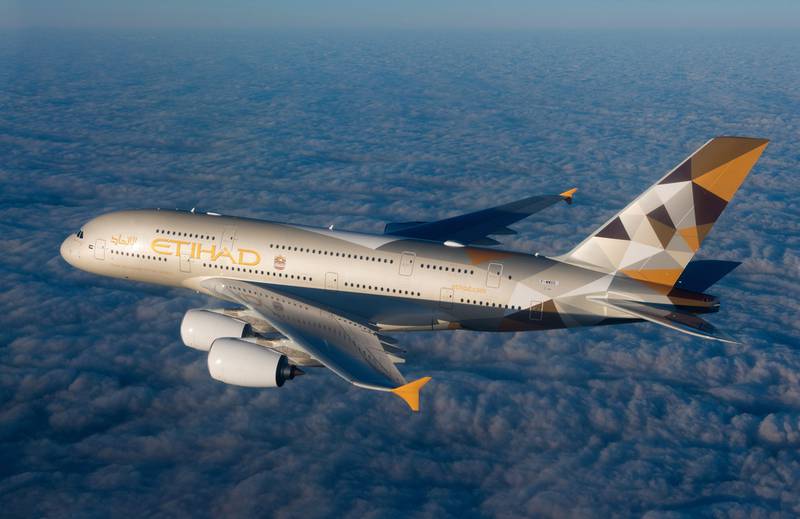 Etihad Airways ranks highly in the study by travel data provider OAG. Photo: Etihad