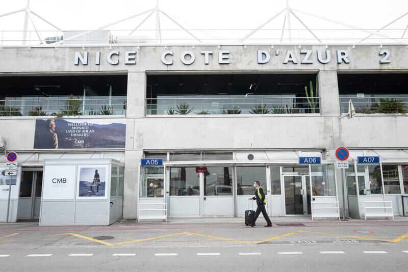 Cote D’Azur Airport in Nice came ninth on the list. Sixty per cent of flights were delayed and 3.4 per cent cancelled. Getty 