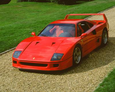 1989 Ferrari F40, 2000. (Photo by National Motor Museum/Heritage Images/Getty Images)