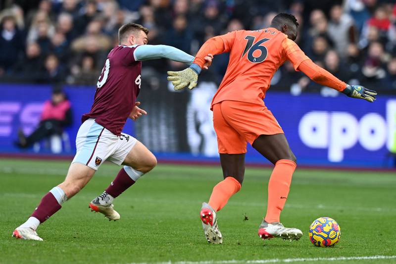 CHELSEA PLAYER RATINGS: Edouard Mendy – 4. Rare blunder from the goalkeeper who dallied on the ball then hacked down Bowen for the West Ham penalty. Got his positioning all wrong for Masuaku’s winner. Bad day for the usually reliable Senegalese stopper. AFP