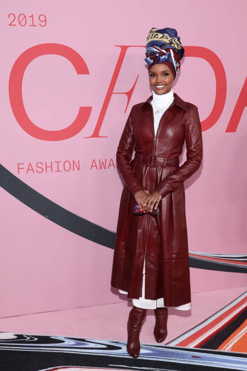 Halima Aden arrives for the 2019 CFDA fashion awards at the Brooklyn Museum in New York City on June 3, 2019. Reuters