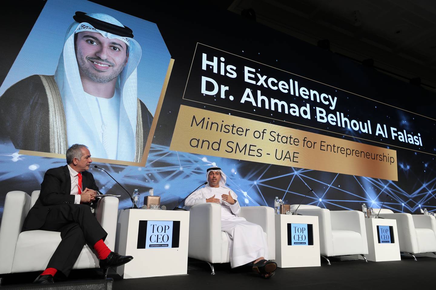 Ахмад Ал Фаласи каза, че изброяването на повече семейни фирми, които са „големи имена“ и „големи конгломерати“, е инжектирало значителни нива на ликвидност на фондовите пазари на ОАЕ.  Крис Уайтоук / The National