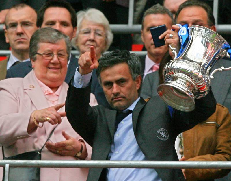 5) FA Cup, May 2007: Chelsea missed out on the league title but finished the season with the Cup double, beating Manchester United 1-0 after extra time, courtesy of another Drogba goal. AFP