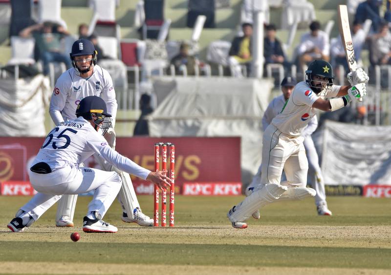 Saud Shakeel top scored for Pakistan in their second innings with 76. Reuters