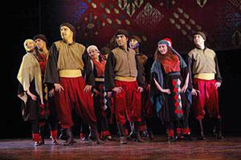 Wishah, a dance troupe from Ramallah in the West Bank, was part of a UAE programme to celebrate Jerusalem.