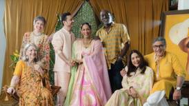 Indian designer Masaba Gupta showcases her blended family in wedding photos