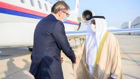 Serbian President Aleksandar Vucic arrives in UAE 