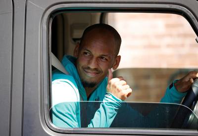 Liverpool's Fabinho at Melwood Training Ground following the outbreak of the coronavirus disease (COVID-19), Liverpool, Britain, May 20, 2020. REUTERS/Phil Noble