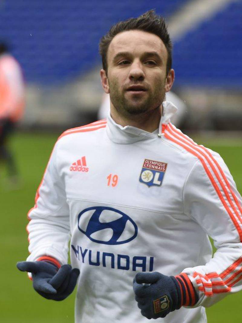 Lyon's French midfielder Mathieu Valbuena runs during a training session at the Grand Stade de Lyon, on January 7, 2016 in Decines-Charpieu, near Lyon, central-eastern France. Philippe Desmazes / AFP