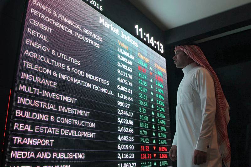 The number of listings on Saudi Arabia’s bourse rose sharply last year amid economic recovery. Reuters