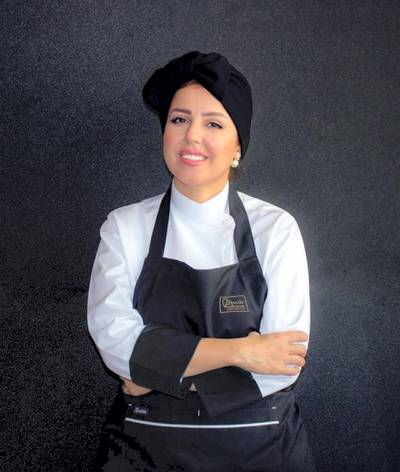 Chef Douha Abdullah Al Otaishan is Saudi Arabia's first female head chef and hosts her own cooking show on national TV. Courtesy Douha Al Otaishan