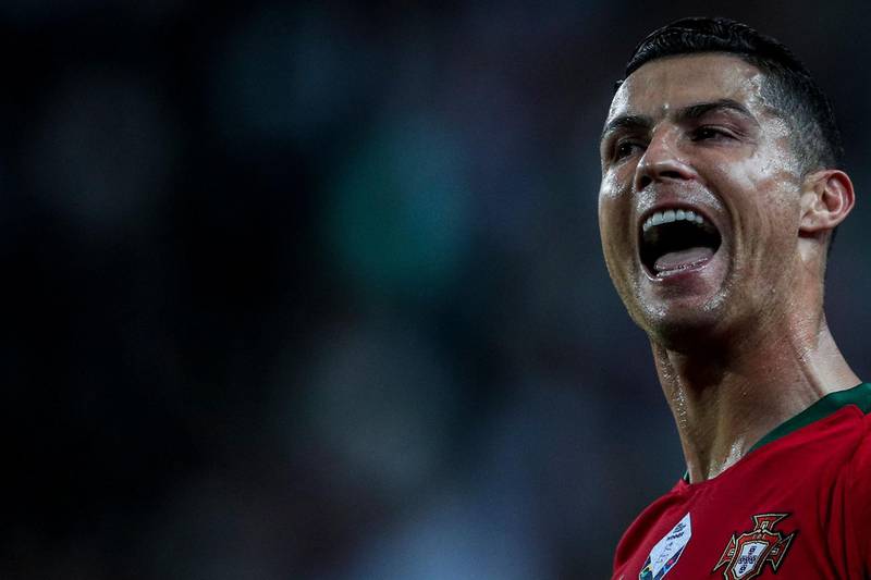 Cristiano Ronaldo has been honoured with a Dubai Star. AFP