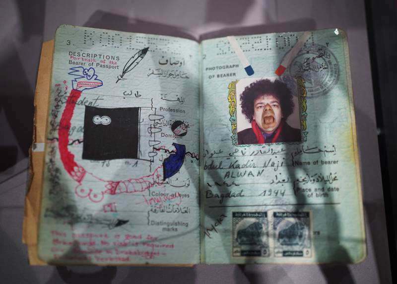 'Visa Without a Planet' (1983-1990) by Abdel Kader El Janabi. All photos: PA, unless otherwise specified.