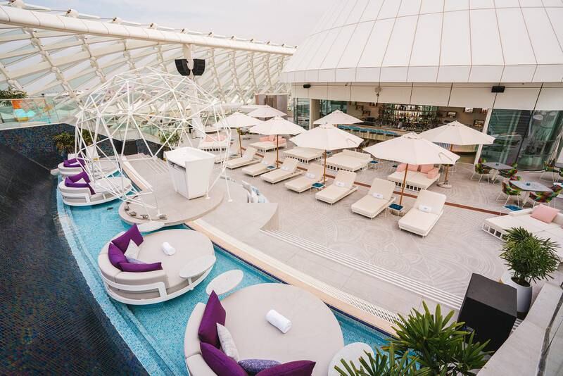 1. Wet Deck at W Abu Dhabi — Yas Island. Photo: Marriott