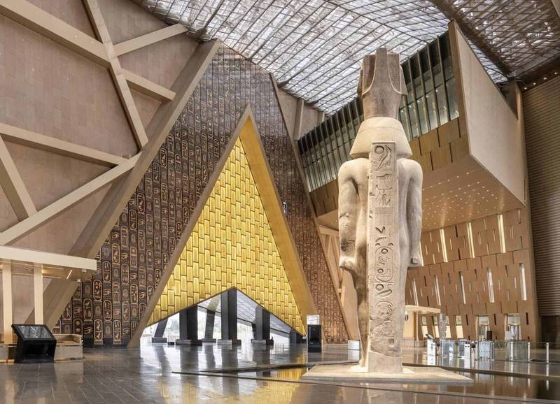 Limited areas of the Gem are already open to visitors. Photo: Grand Egyptian Museum