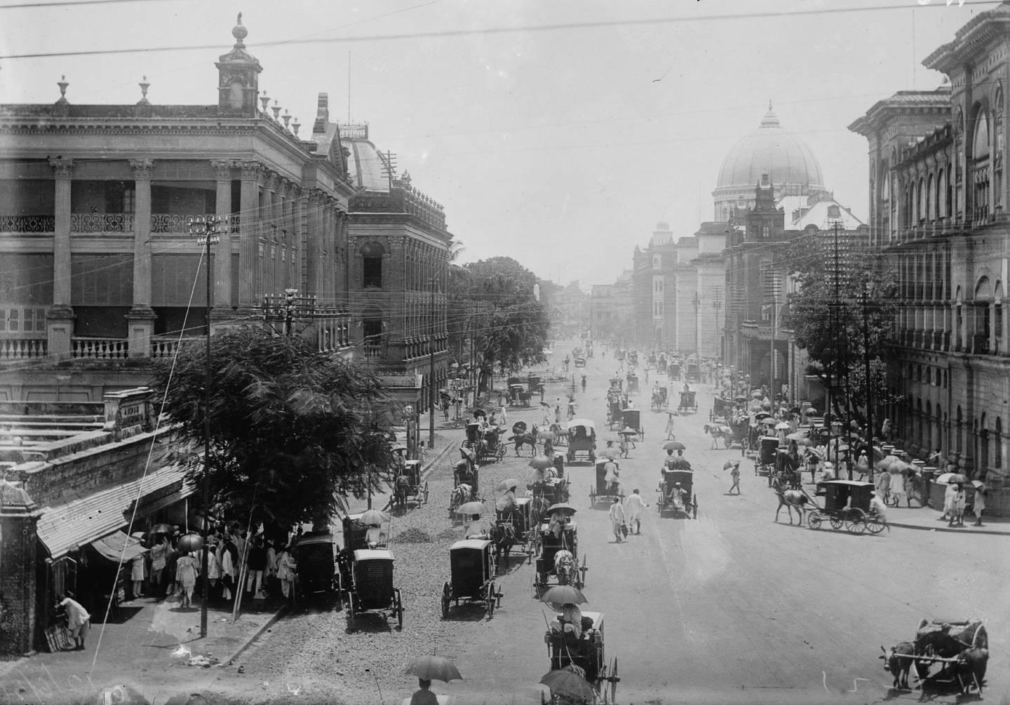 European Quarter, Calcutta, India, 1922. (Photo by: Universal History Archive/UIG via Getty Images)