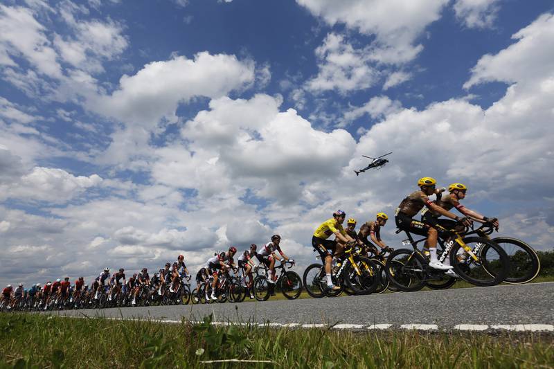 The peloton during Stage 3 of the Tour de France. Reuters