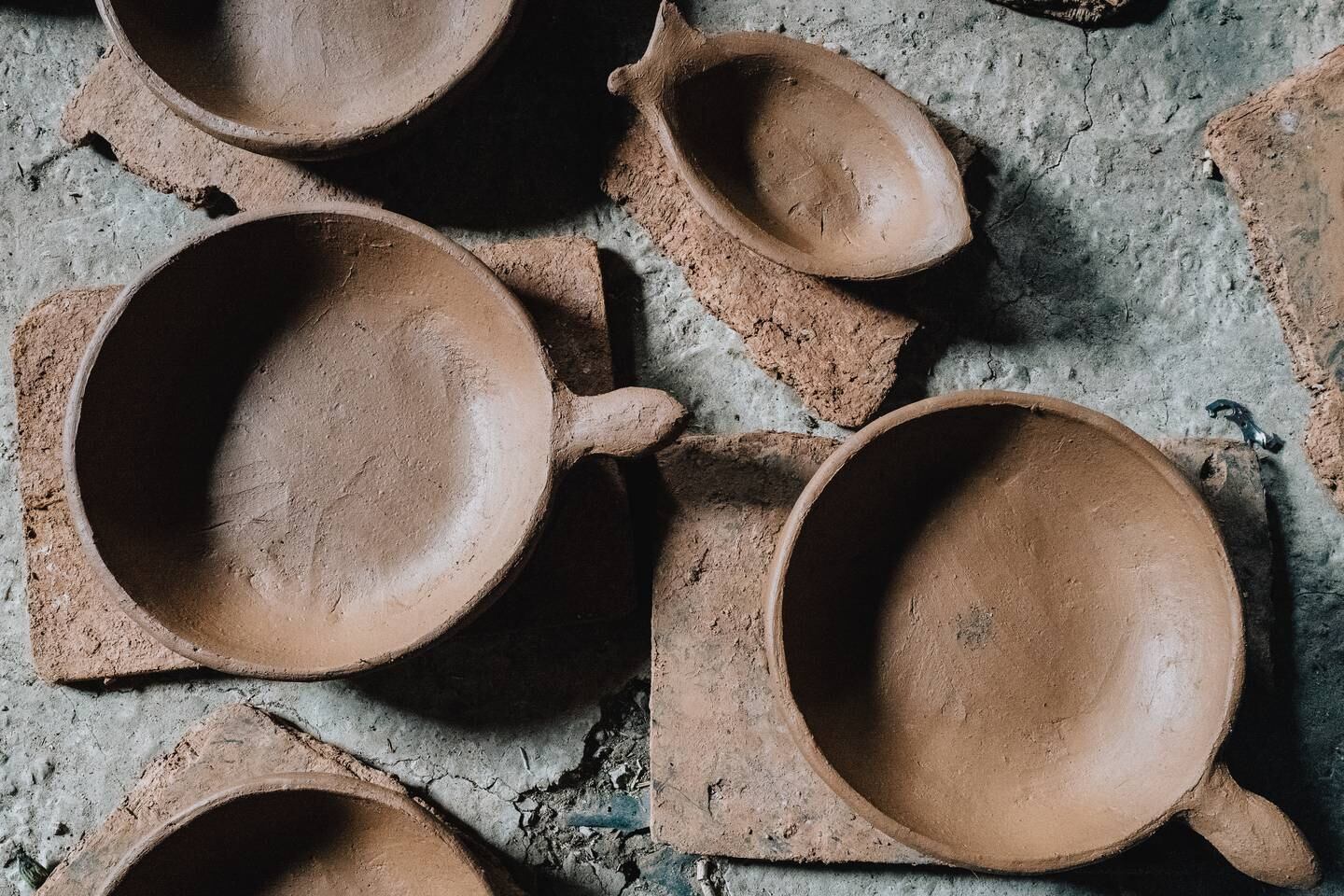 Traditional motifs and forms, including fish, turtles, frogs and female shapes, inform much of the region's pottery. Erin Clare Brown / The National