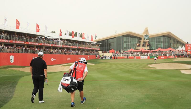 Lowry walked to the 18th green level with Richard Sterne but his birdie would give him the title.