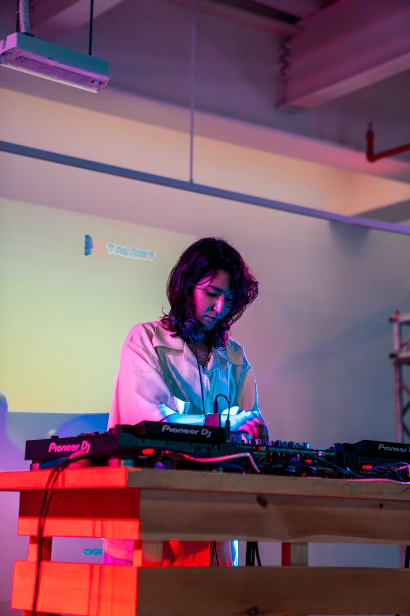 Saudi DJ Biirdperson, real name Lujain Albishi, performing as part of XChange Sound in Jeddah, Saudi Arabia. All photos: MDL Beast