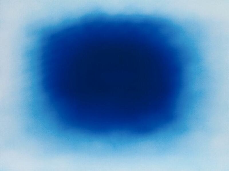 Anish Kapoor's 'Breathing Blue' poster is priced at £50. Courtesy of Anish Kapoor and Hospital Rooms