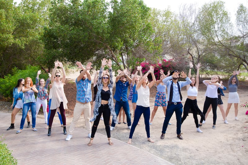 Caroline Ralston from Proposal Boutique organised a proposal using a flash mob. Photo: Proposal Boutique