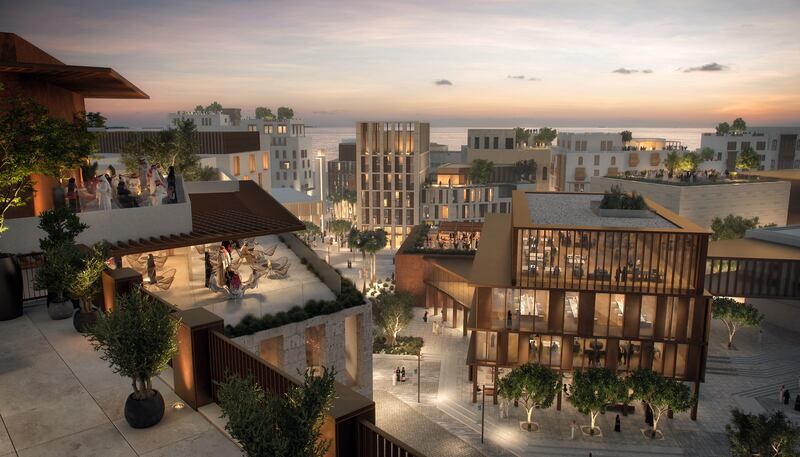 The design for the project offers a modern interpretation of traditional Hijazi architecture.