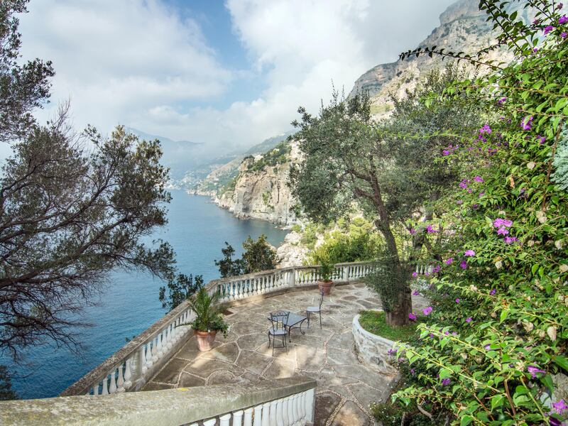 A handout photo of seafront Amalfi coast private resort in 
Praiano, Salerno, Italy (Courtesy: Milan Sotheby's International Realty)