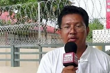 BBC journalist Aung Thura has gone missing in Myanmar. BBC News PR/Twitter