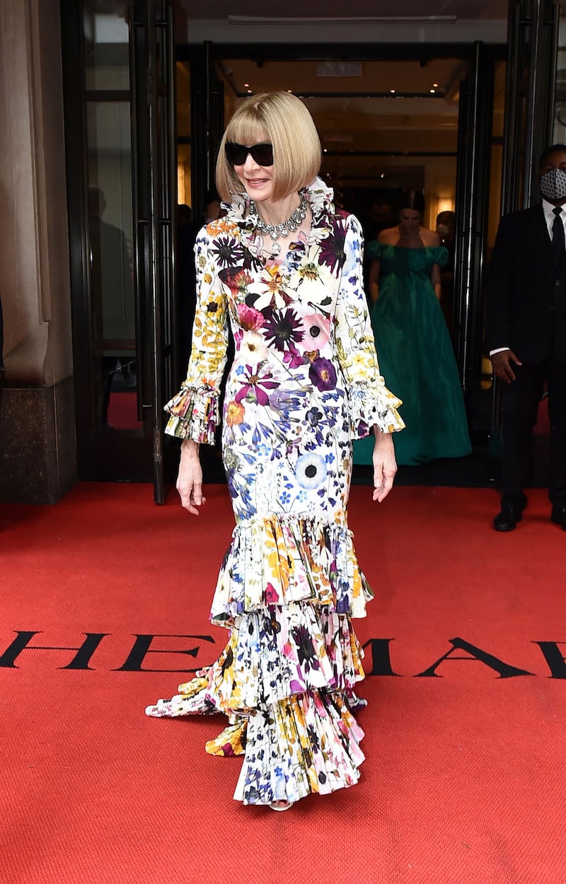 Anna Wintour leaves The Mark Hotel in New York for the Met Gala in 2022. All photos: The Mark