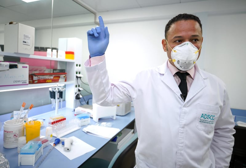 Abu Dhabi, United Arab Emirates, June 14, 2020.   
Dr. Yendry Ventura, General Manager,  Abu Dhabi Stem Cell Centre.
Victor Besa  / The National
Section:  NA
Reporter:  Daniel Bardsley