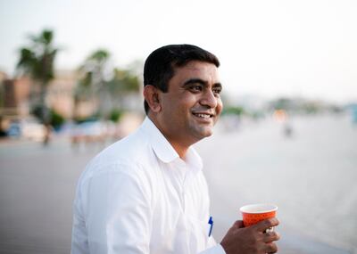 DUBAI, UNITED ARAB EMIRATES. 15 OCTOBER 2019. 
Syed Mohammed from Pakistan has been in the UAE since he was  three years old. He now works as a Careem driver. On his time off, he enjoys a swim and a walk at the beaches here.

(Photo: Reem Mohammed/The National)

Reporter: ANNA ZACHARIAS
Section: NA