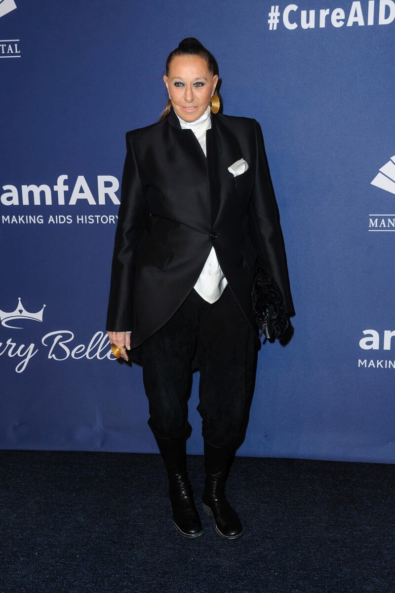 Donna Karan attends the Amfar Gala New York Aids research benefit at Cipriani Wall Street on February 5, 2020. AP