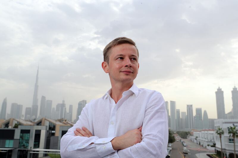 Ivan Kroshnyi is the founder of Eco Way, a Dubai-based last-mile delivery service. Chris Whiteoak / The National