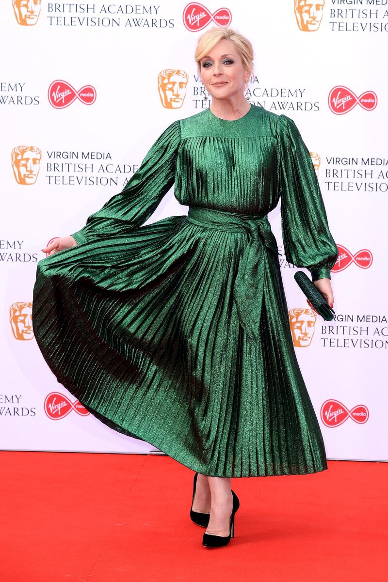 Jane Krakowski attends the Virgin Media British Academy Television Awards at the Royal Festival Hall in London, Britain, 12 May 2019. Getty Images