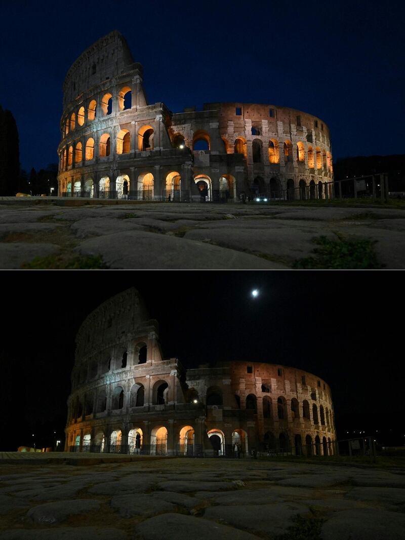 The Colosseum in Rome, Italy. AFP