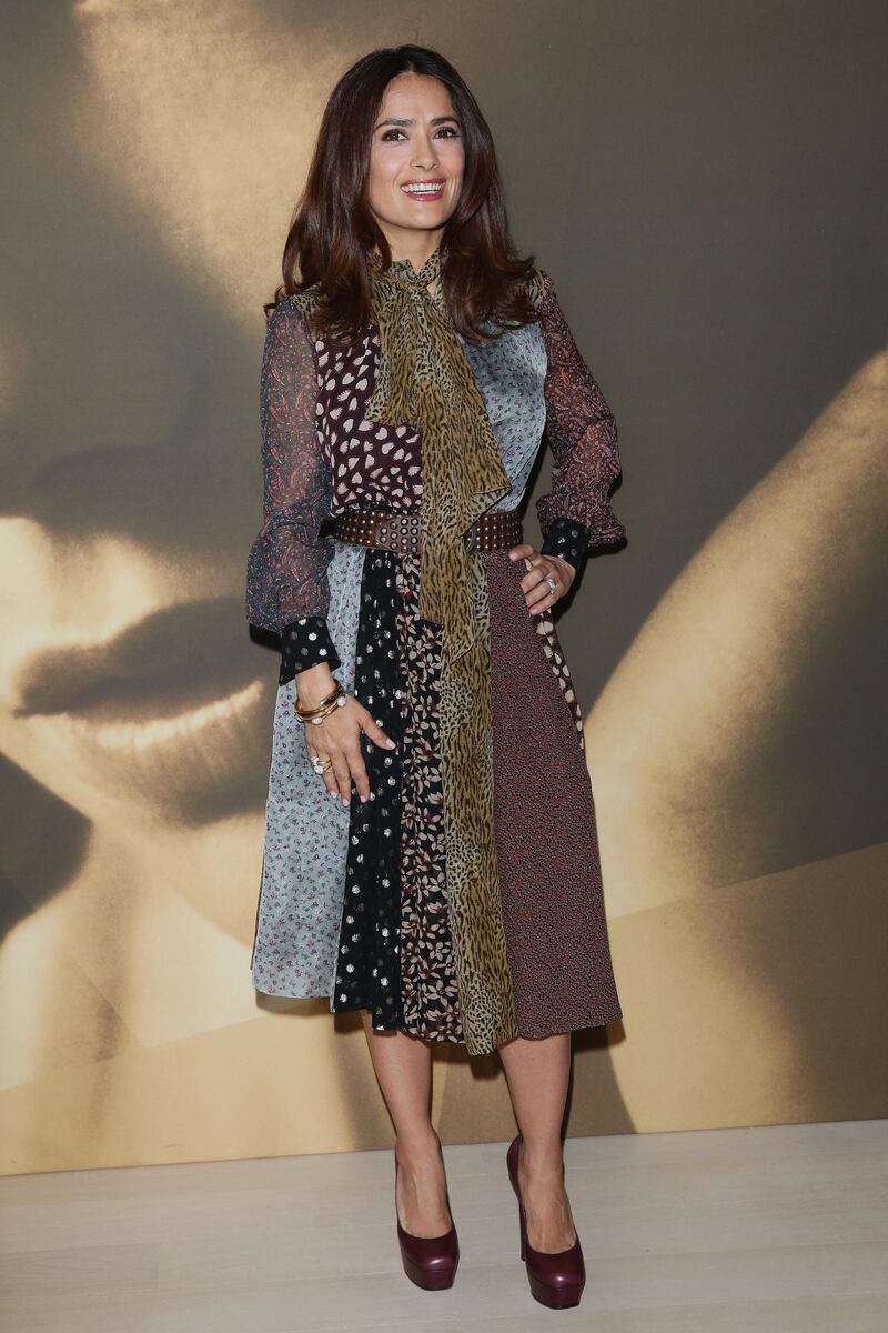 CANNES, FRANCE - MAY 15:  Salma Hayek attends Kering Talks 'Women In Motion' at Kering suite during The 68th Annual Cannes Film Festival on May 15, 2015 in Cannes, France.  (Photo by Vittorio Zunino Celotto/Getty Images for Kering)