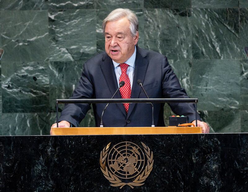 Planet 50–50 by 2030 by António Guterres, United Nations Secretary-General  - United Nations Sustainable Development