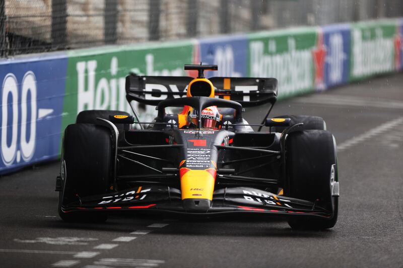 Max Verstappen en route to victory in Monaco on Sunday. Getty