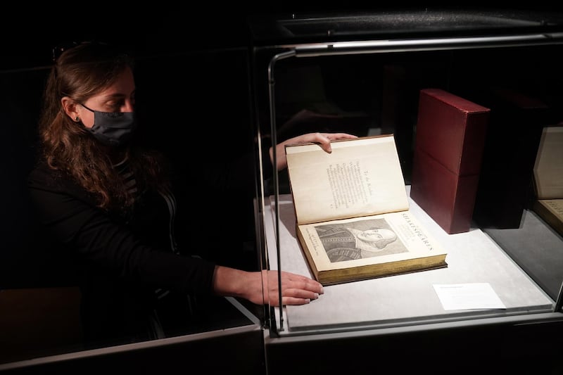 The October 14 sale was the first time in nearly 20 years that a complete copy of the First Folio had come to auction. Reuters